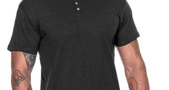 T-shirt Crimson Cut Button