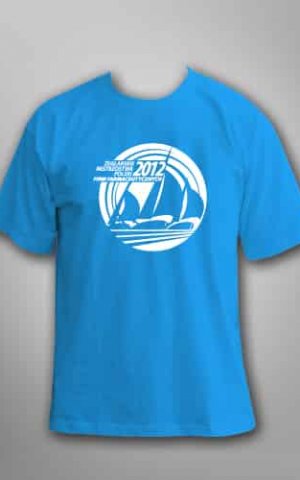 T-shirt na Żeglarskie Mistrzostwa Polski Firm Farmaceutycznych