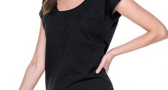 T-shirt Crimson Cut Longer