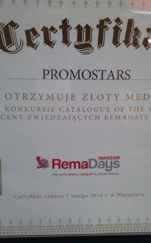 Złoty medal dla Promostars!