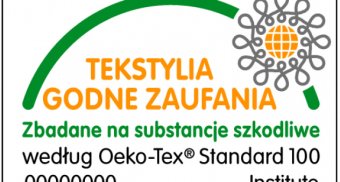 Certyfikat Oeko-Tex Standard 100 Certyfikat Oeko-Tex Standard 100
