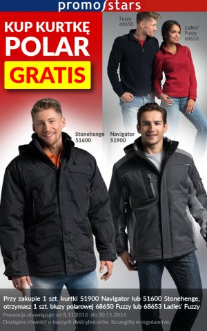 Promocja: kup kurtkę – polar gratis!