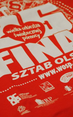 Koszulki na 25. Finał Wielkiej Orkiestry Świątecznej Pomocy