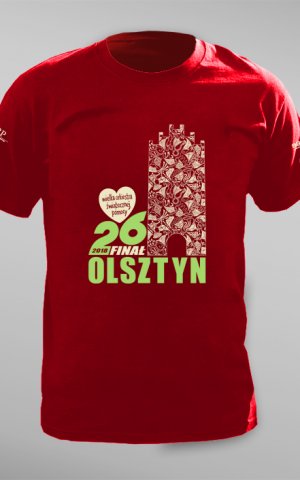 Koszulki na 26. Finał WOŚP w Olsztynie