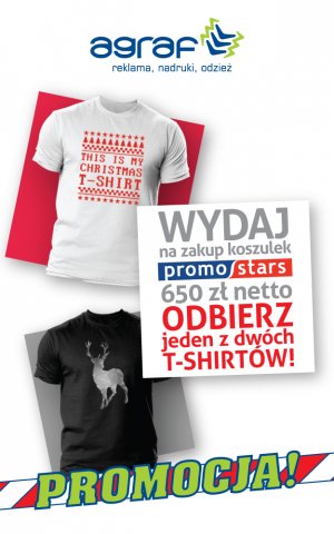 Promocja T-SHIRTY od Mikołaja