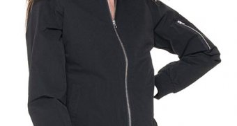 Kurtki Crimson Cut Bomber Lady Kurtki Crimson Cut Bomber Lady